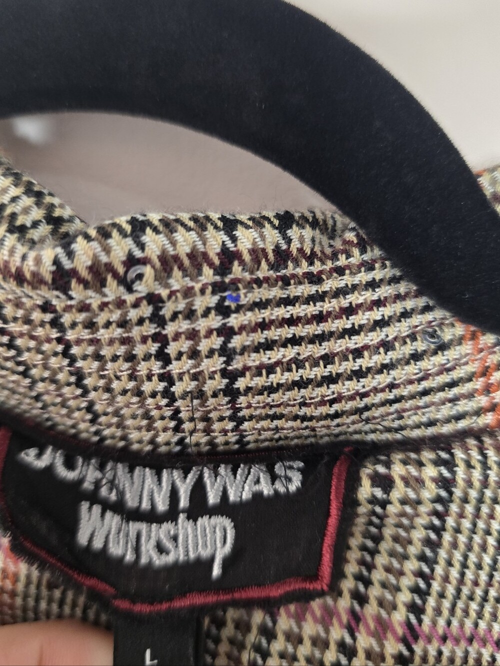 Johnny Was Womens Malina Plaid Trench Coat - Picture 6 of 9